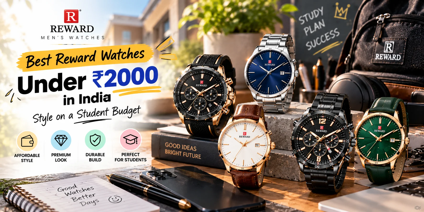 Best Reward Watches Under ₹2000 in India — Style on a Student Budget